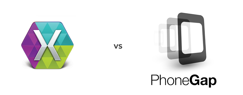 PhoneGap vs Xamarin logos banner